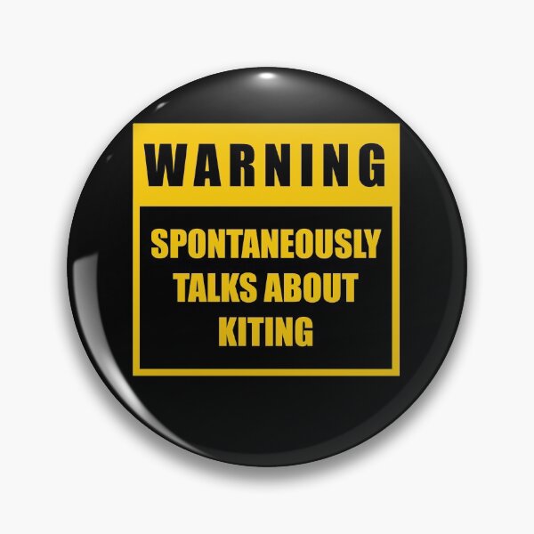 Item preview, Kiting Warning Spontaneous designed and sold by clairesartworks.