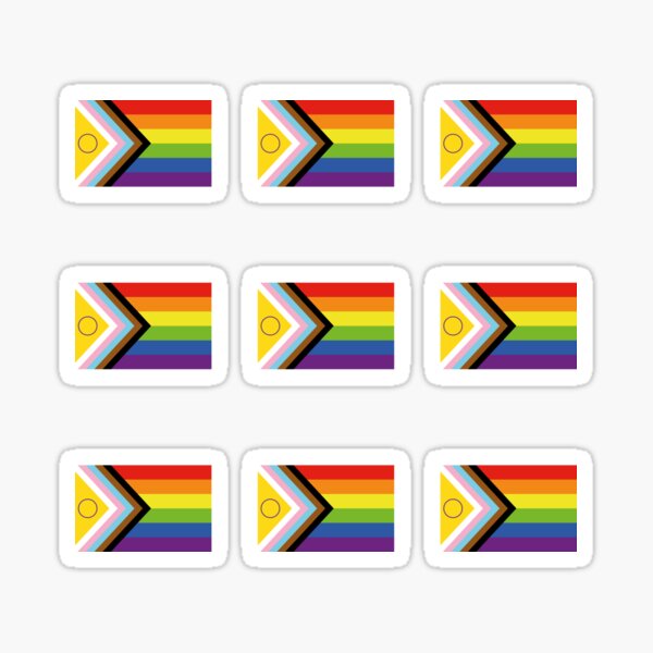 LIMITED EDITION** Progressive Pride Rainbow- Vinyl Sticker – Guerrilla  Graphix