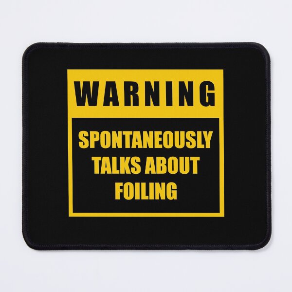 Item preview, Foiling Warning Spontaneous designed and sold by clairesartworks.