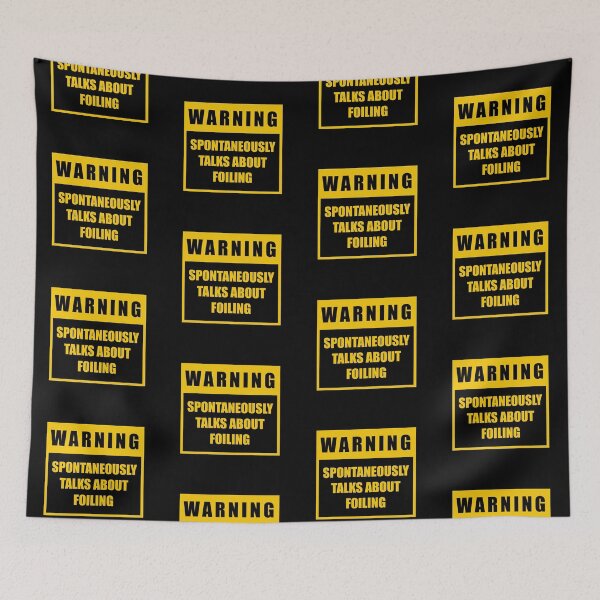 Item preview, Foiling Warning Spontaneous designed and sold by clairesartworks.