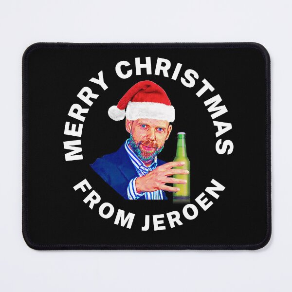 Item preview, Jeroen Weimar Merry Christmas | Beer and Santa Hat  designed and sold by Aussies-R-Us.