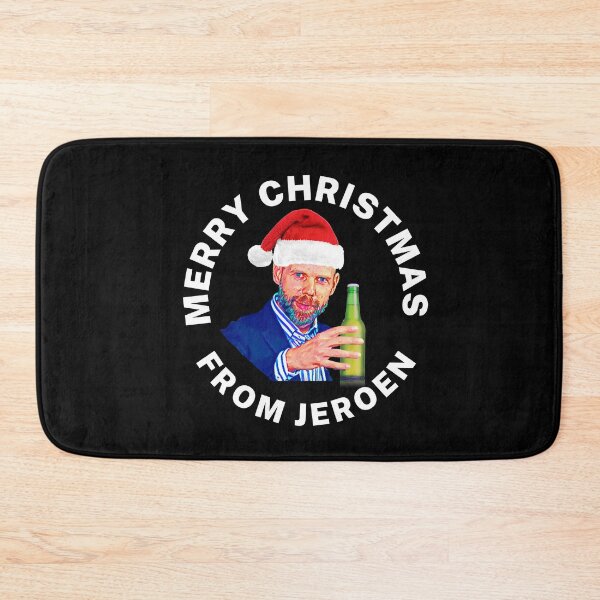 Item preview, Jeroen Weimar Merry Christmas | Beer and Santa Hat  designed and sold by Aussies-R-Us.
