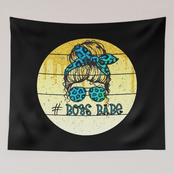 Item preview, Cheetah Boss babe messy bun vintage leopard- boss babe  designed and sold by Designs Of all kinds.