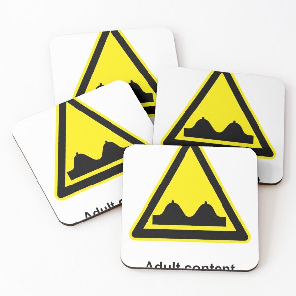 Item preview, Funny Adult content warning sign  designed and sold by masteriven.