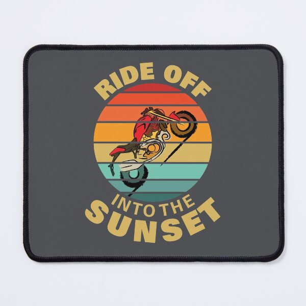 Item preview, Ride off into the Sunset, The Monster Lover Retro Style - Life Quotes designed and sold by etoide.