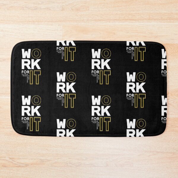 Item preview, work for it -  Get more from life with Success designed and sold by cruzzcreation.