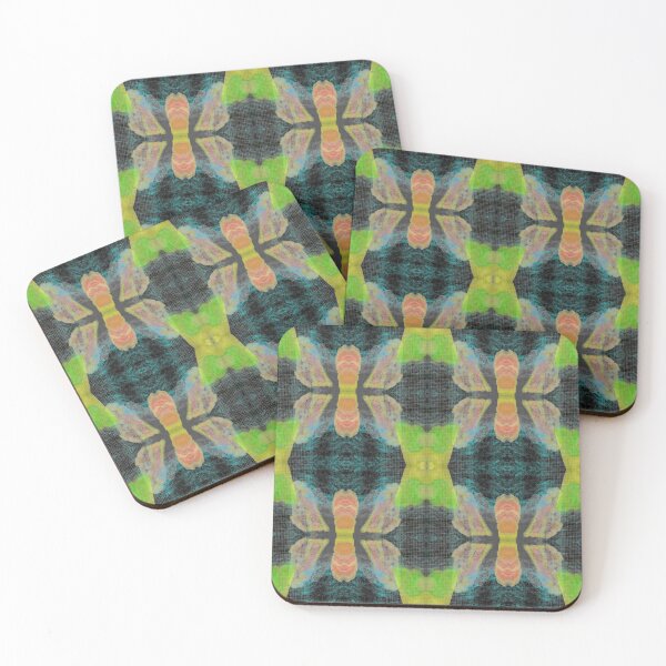 Item preview, Abstract Patterns in Green and Orange designed and sold by DesignByColsby.