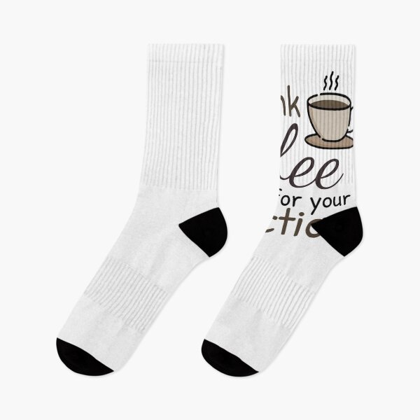 Item preview, I Drink Coffee for Your Protection - Cute Cup of Coffee Illustration Gift Idea For Coffee Lovers designed and sold by Prince - Bestseller ★★★★★.