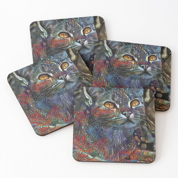 Item preview, Shon Jr, cat, gato, chat, chaton, lea roche paintings designed and sold by L. ROCHE.