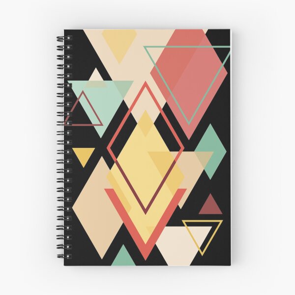 Item preview, Minimalistic Geometric Multicolored Triangle Pattern designed and sold by YuviMK.