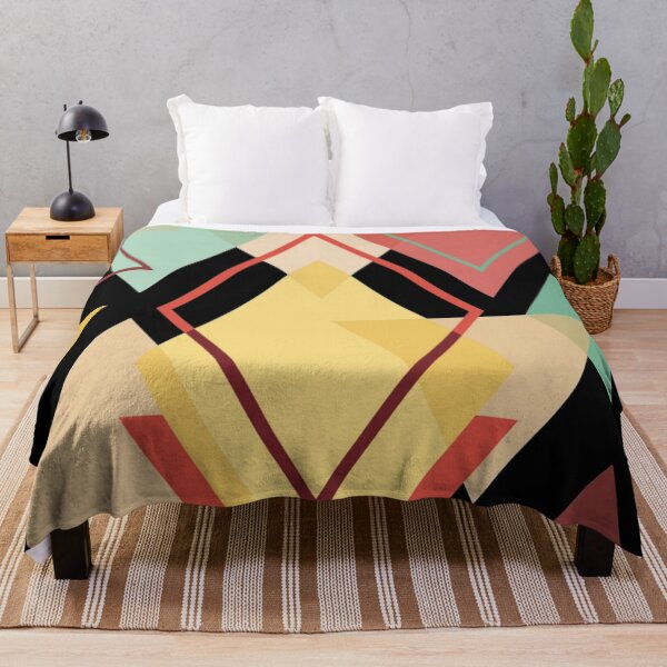 Item preview, Minimalistic Geometric Multicolored Triangle Pattern designed and sold by YuviMK.