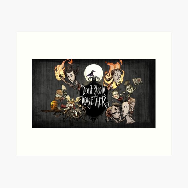 Dont Starve Together Blue and Green Graphics at Night