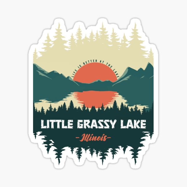 Item preview, Retro Little Grassy Lake Illinois, designed and sold by Friday NightCo.