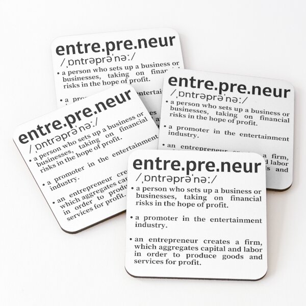 Item preview, entrepreneur definition entrepreneurship business quote motivation designed and sold by Apoorv Choudhary.