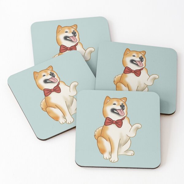 Item preview, Shiba inu with bow tie designed and sold by Milanicole.