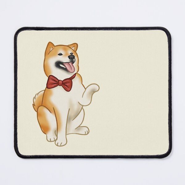 Item preview, Shiba inu with bow tie designed and sold by Milanicole.