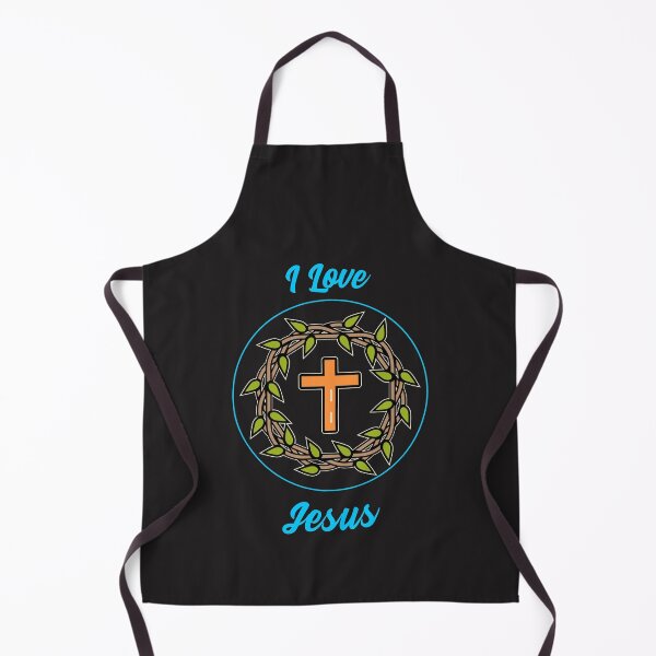 Artikelvorschau, "I Love Jesus" gewebte Dornenkrone mit Kreuzmotiv entworfen und verkauft von cbapparel01.