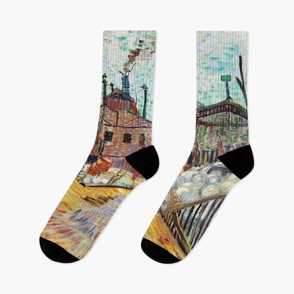 Item preview, The Factory (1887) by Vincent Van Gogh. designed and sold by MotivationStar.