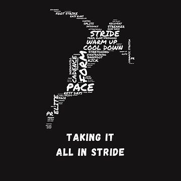 Artwork thumbnail, Runner Silhouette - Taking It All In Stride by RosieRiggs
