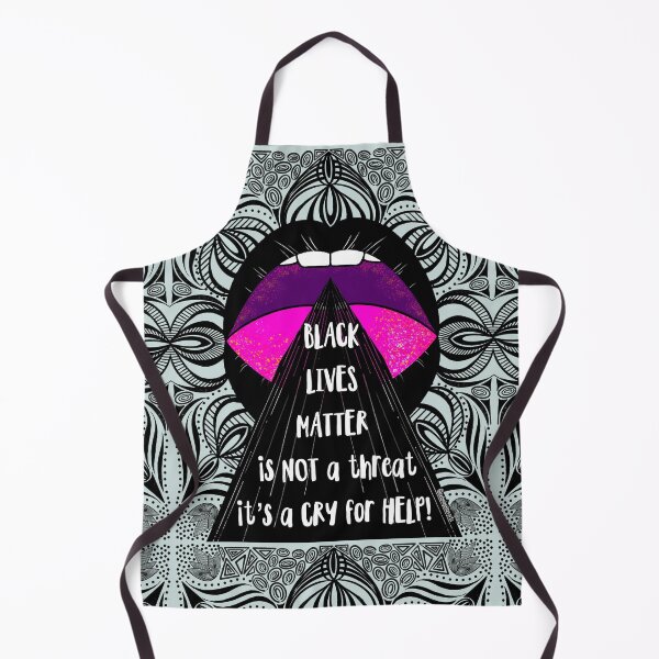 Item preview, Black Lives Matter Is Not A Threat It’s A Cry For Help BLM Quote designed and sold by Melanie-Palmer.