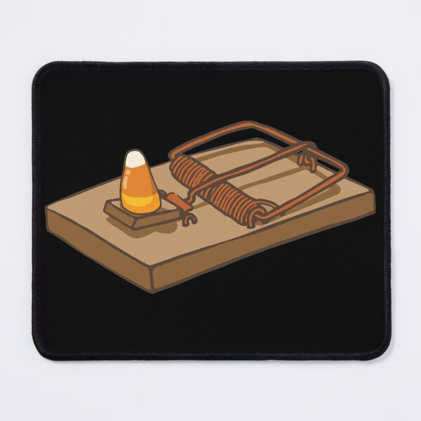 Item preview, Candy Corn Mouse Trap Halloween Candy designed and sold by Huhnerdieb Apparel.