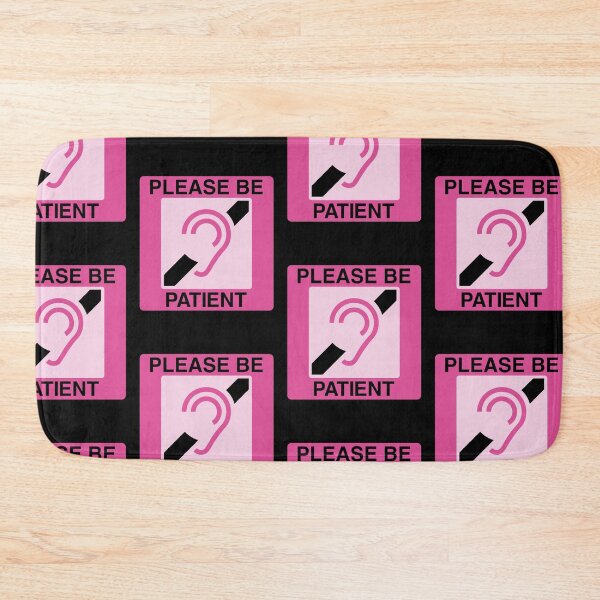 Item preview, Please Be Patient Hard of Hearing Deaf lip reader pink designed and sold by Sky1I.