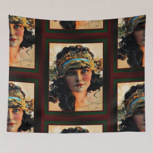 Item preview, A Lovely Boudoir Bandeau On A 1920s Beauty by Rolf Armstrong Wall Decor Xzendor7 Old Masters Art Reproductions designed and sold by Xzendor7 Digital Art Creations.