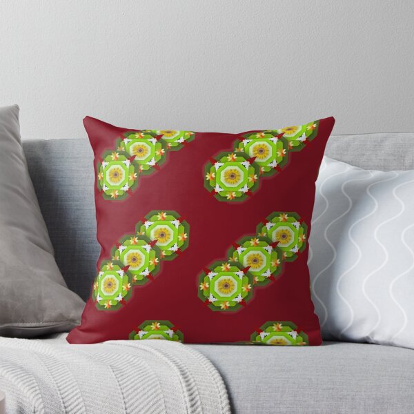 Item preview, Geometric sunflower Christmas seamless pattern designed and sold by AnyMage.