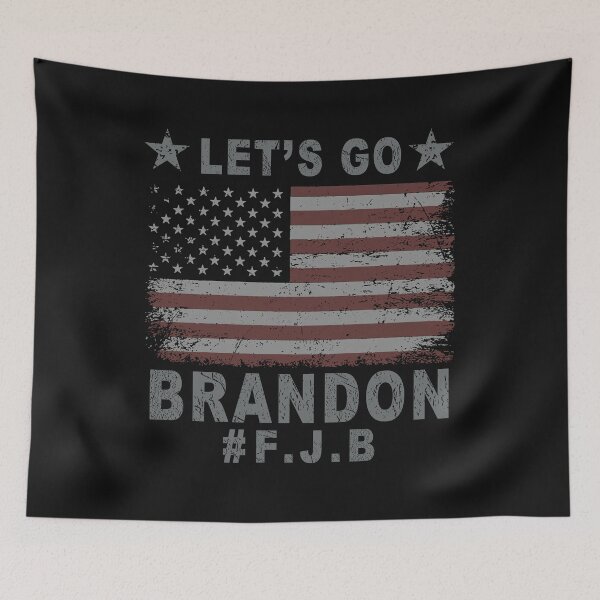 Item preview, Let’s Go Brandon Conservative US Flag Gift designed and sold by RichardTB.