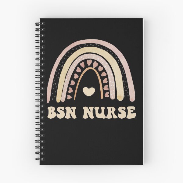 Item preview, BSN Nurse cute aesthetic rainbow  designed and sold by Omochiroi.