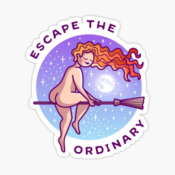 Item preview, Flying Witch - Escape The Ordinary designed and sold by sombrasblancas.