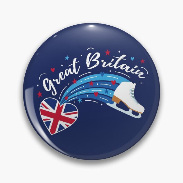 Item preview, British Figure Skating (dark background) designed and sold by TripleTriple.