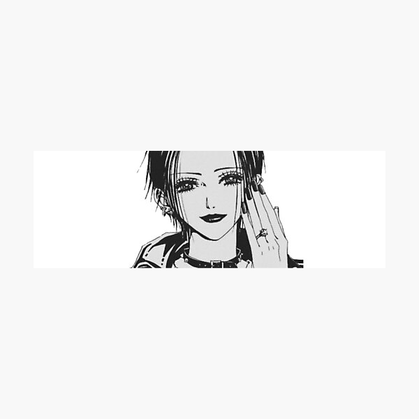 Artikelvorschau, Nana Osaki schwarz und weiß entworfen und verkauft von Zesiz.