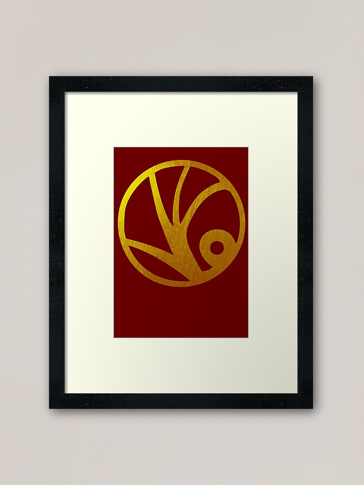 A Series of Unfortunate Events Spyglass Logo Framed Art Print