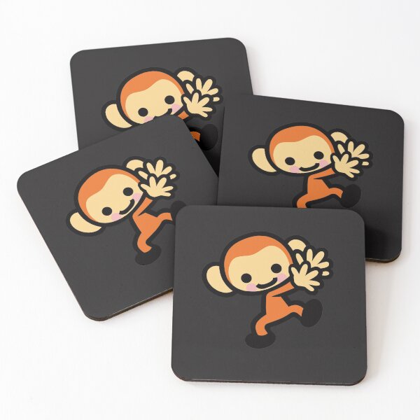 Item preview, Rhythm Heaven Monkey Sticker designed and sold by Davidloibl.