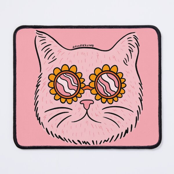 Item preview, Groovy Cat designed and sold by doodlebymeg.