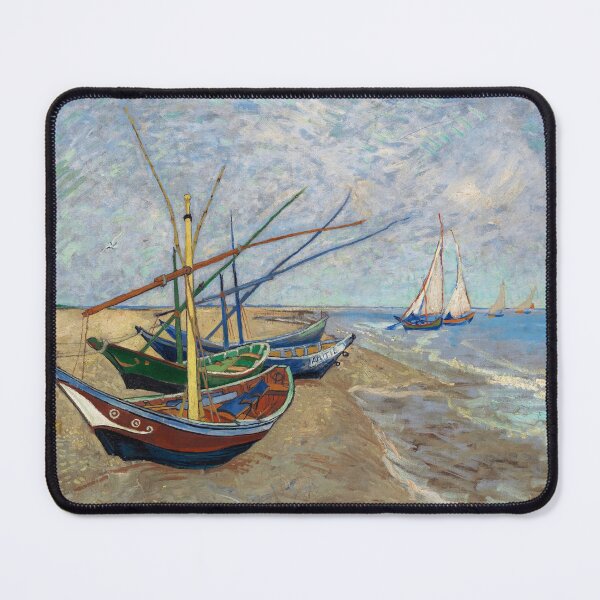 Item preview, Vincent van Gogh's Fishing Boats on the Beach at Saintes-Maries designed and sold by MotivationStar.