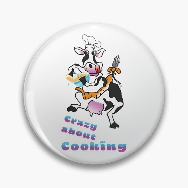 Item preview, Crazy Cow, crazy about Cooking  designed and sold by albadawnart.