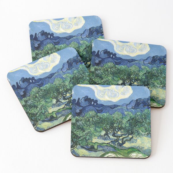 Item preview, Vincent van Gogh's Olive Trees with the Alpilles in the Background designed and sold by MotivationStar.