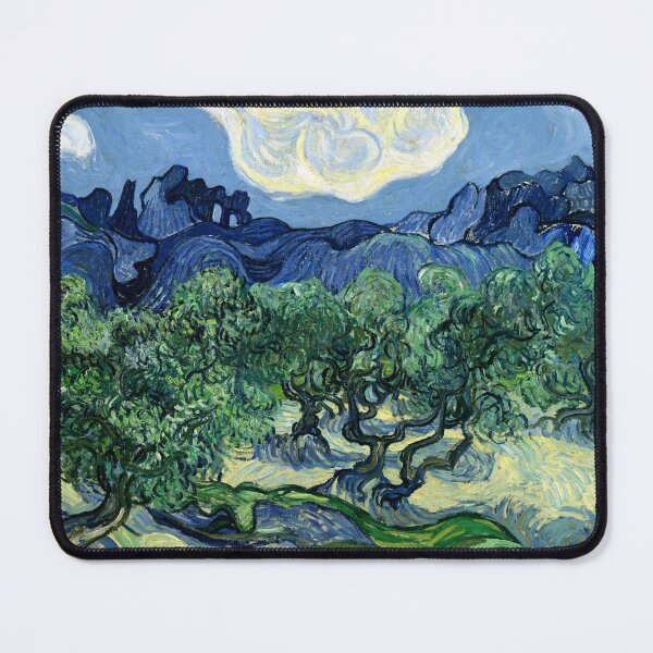 Item preview, Vincent van Gogh's Olive Trees with the Alpilles in the Background designed and sold by MotivationStar.