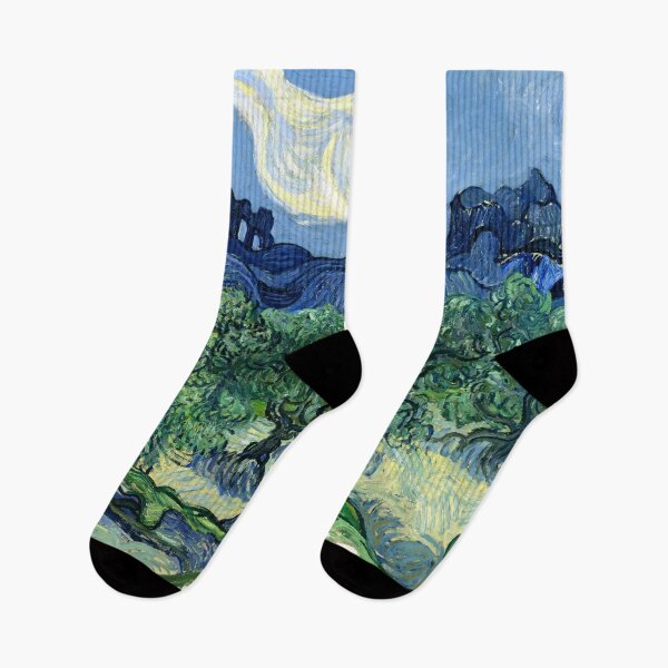 Item preview, Vincent van Gogh's Olive Trees with the Alpilles in the Background designed and sold by MotivationStar.