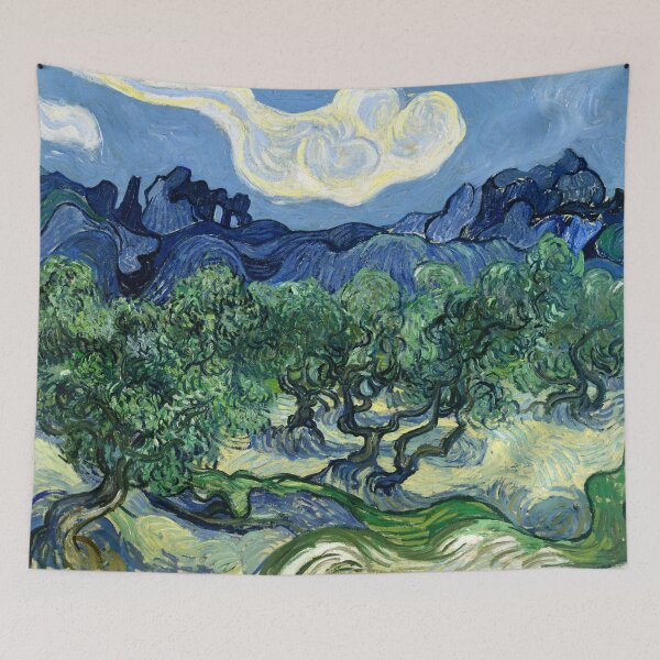 Item preview, Vincent van Gogh's Olive Trees with the Alpilles in the Background designed and sold by MotivationStar.