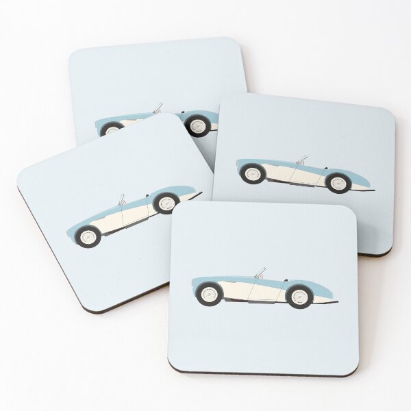Item preview, Austin Healey 100/4 Sports Classic Car (Ice Blue) designed and sold by JHMimaging.