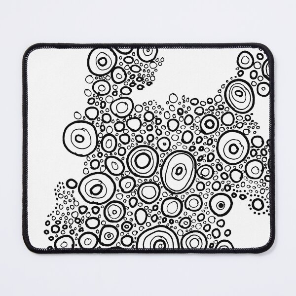 Item preview, Circles Line Art Ink Illustration designed and sold by Harriet Linton.