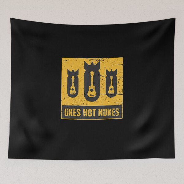 Item preview, UKES NOT NUKES Ukulele designed and sold by HanHeinze.