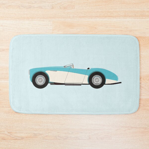 Item preview, Austin Healey 100/4 Sports Classic Car (Turquoise& Cream) with windscreen folded down designed and sold by JHMimaging.