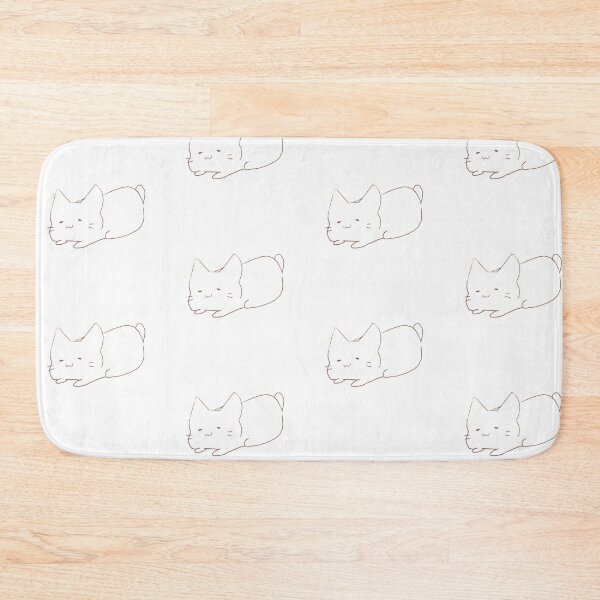 Item preview, UwU cat laying designed and sold by TacoBowl.