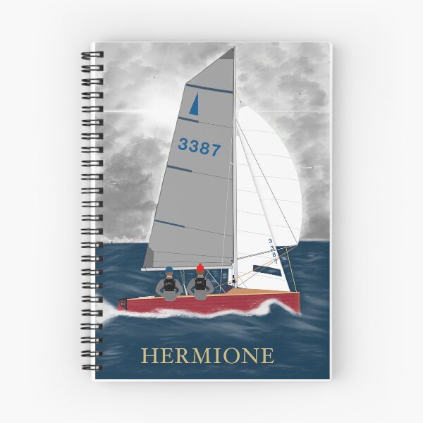 Item preview, Merlin Rocket Sailing Dinghy 3387 ‘Hermione’ designed and sold by RedBubbleBath.