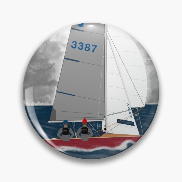 Item preview, Merlin Rocket Sailing Dinghy 3387 ‘Hermione’ designed and sold by RedBubbleBath.