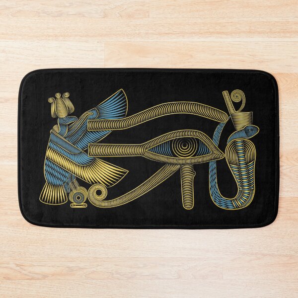Item preview, Gold blue Eye of Ra with bird and snake  designed and sold by hockeng.